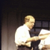 Actors (L-R) J. K. Simmons, Mark Linn-Baker and John Slattery in a scene from the Broadway play "Laughter on the 23rd Floor." (New York)