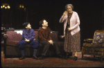 Actors (L-R) Danny Gerard, Jamie Marsh and Irene Worth in a scene from the Broadway play "Lost in Yonkers." (New York)