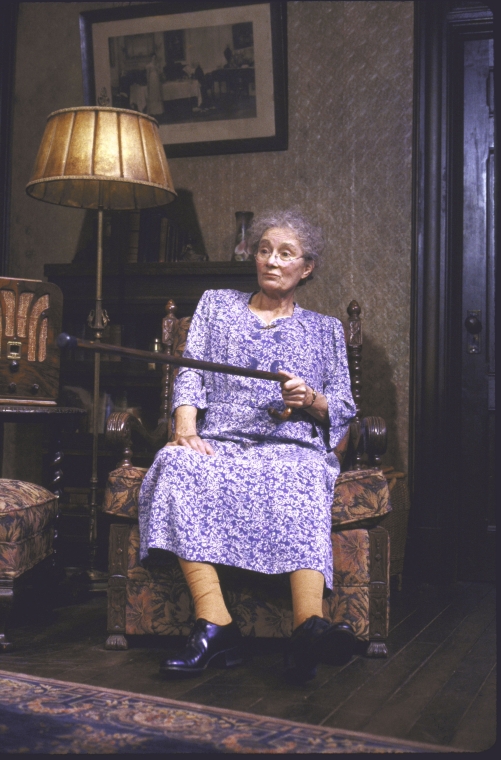 Actress Rosemary Harris in a scene from the second replacement cast of