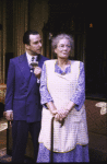 Actors Bruno Kirby and Rosemary Harris in a scene from the second replacement cast of the Broadway play "Lost in Yonkers." (New York)