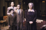 Actors (L-R) Benny Grant (front), David Chandler, Jamie Marsh and Rosemary Harris in a scene from the second replacement cast of the Broadway play "Lost in Yonkers." (New York)