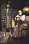 Actresses (L-R) Lucie Arnaz and Anne Jackson in a scene from the third replacement cast of the Broadway play "Lost in Yonkers." (New York)