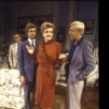 Actors (L-R) Theodore Sorel, Tony Cummings, Angela Lansbury & John McMartin in a scene fr. the Broadway play "A Little Family Business." (New York)