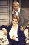 Actors Angela Lansbury & John McMartin in a scene fr. the Broadway play "A Little Family Business." (New York)