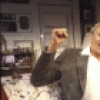 Actors Angela Lansbury & John McMartin in a scene fr. the Broadway play "A Little Family Business." (New York)