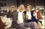 Actors Angela Lansbury & John McMartin in a scene fr. the Broadway play "A Little Family Business." (New York)