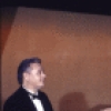 Actress Elaine Stritch and pianist Fred Wells in the musical revue "The Rodgers and Hart Revue", performed at the Rainbow and Stars nightclub. (New York)