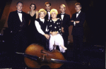 (L-R) Pianist Fred Wells, actors Judy Kuhn, Elaine Stritch, Jason Graae and Margaret Whiting, bassist Jay Leonhart and drummer Joe Cocuzzo in the musical revue "The Rodgers and Hart Revue", performed at the Rainbow and Stars nightclub. (New York)