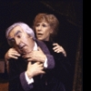 Actors Frances Sternhagen and Milo O'Shea in a scene from the Off-Broadway play "The Return of Herbert Bracewell." (New York)