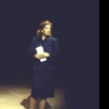 Actress Sara Botsford in a scene from the Off-Broadway play "The Cover of Life." (New York)