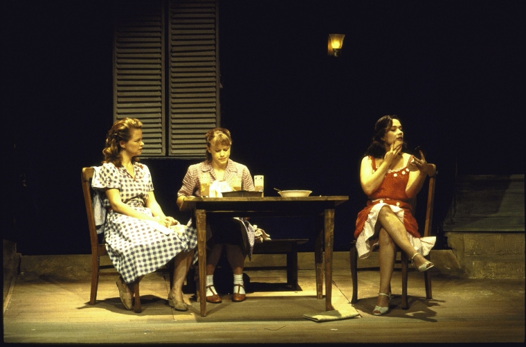 Actresses (L-R) Alice Haining, Melinda Eades and Kerrianne Spellman in ...