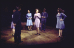 Actors (3L-R) Priscilla Pointer, Martha Henry, Christopher Walken & Elizabeth Huddle in a scene fr. the Repertory Theater of Lincoln Center's production of the play "Scenes From American Life." (New York)