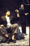 Actors (L-R) Richard S. Iglewski and Richard Howard in a scene from The Acting Company's production of the play "Waiting for Godot." (New York)