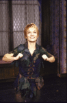 Actress Cathy Rigby in a scene fr. the revival of the Broadway musical "Peter Pan." (New York)