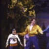 Actors (Front L-R) John Hoshko, Jo Anne Worley and Stephen Bourneuf in a scene from the Broadway musical "Prince of Central Park." (New York)