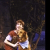 Actor Richard H. Blake and "Jasmine" the dog in a scene from the Broadway musical "Prince of Central Park." (New York)