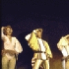 Actor Daniel Benzali (4R) with cast in a scene from the Broadway musical "Music Is." (New York)