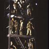 Actors in a scene fr. the pre-Broadway production (which was aborted) of the musical "Kiss of the Spider Woman." (Purchase)