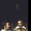 Actors (L-R) Robert Symonds & Lee Goodman in a scene fr. the Repertory Theater of Lincoln Center's production of the play "The Alchemist." (New York)