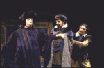 Actors (L-R) Michael O'Sullivan, Ray Fry & Robert Symonds in a scene fr. the Repertory Theater of Lincoln Center's production of the play "The Alchemist." (New York)