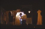 Actors Jossie (Josie) de Guzman & Ken Marshall in a scene fr. the Broadway revival of the musical "West Side Story." (New York)