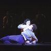 Actors Jossie (Josie) de Guzman & Ken Marshall in a scene fr. the Broadway revival of the musical "West Side Story." (New York)
