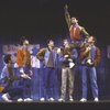 Actors (L-R) Stephen Bogardus, Cleve Asbury, Mark Bove, Reed Jones, Mark Fotopoulos & G. Russell Weilandich in a scene fr. the Broadway revival of the musical "West Side Story." (New York)