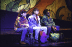 Actresses (L-R) Lisa Molina, Tammy Minoff & Ibijoke Akinola in a scene fr. the Broadway musical "The Goodbye Girl." (New York)