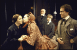 Actors (L-R) Julie Harris, Maureen Anderman, Ralph Clanton, Tobias Haller and David Rounds in a scene from the Broadway play "The Last of Mrs. Lincoln." (New York)