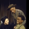 Actors (L-R) Julie Harris, Joseph Attles and Marc Jefferson in a scene from the Broadway play "The Last of Mrs. Lincoln." (New York)