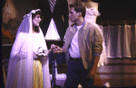 Actors Katharine Buffaloe & Rex Smith in a scene fr. the 1985 National tour of the Broadway musical "West Side Story." WASHINGTON