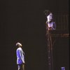 Actors Katharine Buffaloe & Rex Smith in a scene fr. the 1985 National tour of the Broadway musical "West Side Story." WASHINGTON