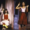Actresses (L-R) Katharine Buffaloe & Leilani Jones in a scene fr. the 1985 National tour of the Broadway musical "West Side Story." WASHINGTON