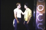 Actors (L-R) Rex Smith & Kevin Neil McCready in a scene fr. the 1985 National tour of the Broadway musical "West Side Story." WASHINGTON