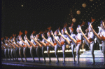 The Rockettes in a scene from the  Radio City Music Hall revue "Encore." (New York)