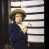 Actress Hermione Baddeley in a scene from the Broadway play "Whodunnit." (New York)