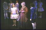 Actors (2L-R) James Coco and Victor Garber with cast in a scene from the revival of the Broadway musical "Little Me." (New York)