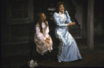 Actresses (L-R) Cynthia Nixon and Madeleine Potter in a scene from the Off-Broadway play "Lydie Breeze." (New York)