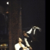 Actors (L-R) Ellis Rabb & Peter Evans in a scene fr. the Off-Broadway play "A Life in the Theatre." (New York)