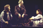 Actors (L-R) Tom Clancy, Jason Robards and Colleen Dewhurst in a scene from the Broadway revival of the play "A Moon for the Misbegotten." (New York)