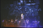 Actors in a scene from the Broadway musical revue "Rock 'n Roll! The First 5,000 Years." (New York)
