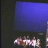 Actors in a scene from the Broadway musical revue "Rock 'n Roll! The First 5,000 Years." (New York)