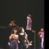 Actress Jenifer Lewis (L) with cast in a scene from the Broadway musical revue "Rock 'n Roll! The First 5,000 Years." (New York)