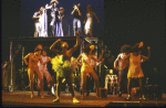 Actors in a scene from the Broadway musical revue "Rock 'n Roll! The First 5,000 Years." (New York)