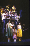 Entire cast in a scene from the Broadway musical revue "Rock 'n Roll! The First 5,000 Years." (New York)