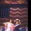 Actors Ann Miller and Mickey Rooney in a scene from the Broadway musical burlesque revue "Sugar Babies." (New York)