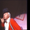 Actor Mickey Rooney in a scene from the Broadway musical burlesque revue "Sugar Babies." (New York)