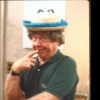 Actor Mickey Rooney clowning backstage during the Broadway musical burlesque revue "Sugar Babies." (New York)