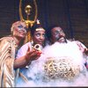Actors (L-R) Eartha Kitt, Eleanor McCoy & Ira Hawkins in a scene fr. the Broadway musical "Timbuktu!." (New York)