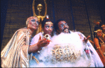 Actors (L-R) Eartha Kitt, Eleanor McCoy & Ira Hawkins in a scene fr. the Broadway musical "Timbuktu!." (New York)